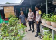Kapolsek Seteluk Tinjau Pekarangan Bergizi, Dukung Program Ketahanan Pangan Nasional