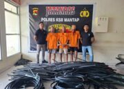 Polisi Amankan Komplotan Pencuri Kabel Milik PT. PLN