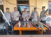 Jaga Kamtibmas di Bulan Ramadhanm, Polsek Plampang Amankan Puluhan Petasan Bahan Kaleng dan Spirtus