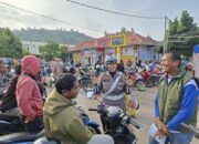 Sat Lantas Polres Bima Kota Laksanakan Himbauan Keselamatan Berlalu Lintas dan Pembagian Brosur