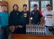 Tim Opsnal Polsek Rasbar Sikat Habis Peredaran Miras Saat Ramadhan