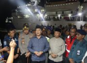 Kapolres Bima Kota Dampingi Gubernur NTB Tinjau Arus Mudik di Pelabuhan Bima