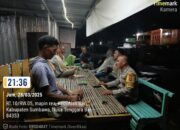 Polsek Alas Barat Gelar Patroli Blue Light Dan Sosialisasi Penolakan Premanisme