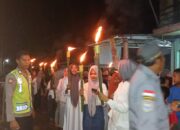 Polsek Seteluk Kawal Pawai Takbiran, Pastikan Keamanan dan Kelancaran