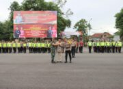 Apel Pengamanan Pawai Takbiran, Polres Loteng Libatkan Ratusan Personel Gabungan.