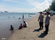 Upaya Polsek Lembar Tingkatkan Keamanan di Pantai Cemara dengan Patroli KRYD
