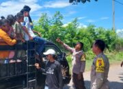 Kapolsek Woja Pimpin Langsung Patroli Pengamanan Wisata Saat Libur Lebaran