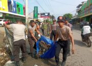 Personel Gabungan Laksanakan Aksi Bersih-Bersih di Pasar Sape dan Sekitarnya
