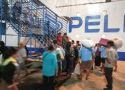 Polsek Kawasan Pelabuhan Laut Bima Amankan Proses Embarkasi dan Debarkasi Penumpang Kapal KM. AWU di Pelabuhan Bima