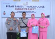 Pisah Sambut Wakapolres Sumbawa Barat, Kompol Sidik Mohon Pamit, Kompol Nyoman Adi Siap Laksanakan Tugas