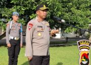 Pimpin Apel Pagi, Kapolres Sumbawa Barat Tekankan Personel Bekerja dengan Baik Jangan Ciderai Institusi