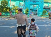 Sat Lantas Polres Bima Kota Laksanakan Kegiatan Rawan Pagi/Strong Point untuk Lancarkan Arus Lalu Lintas