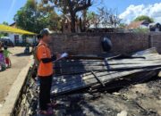 Kebakaran di Desa Samili, Satreskrim Polres Bima Terjunkan Tim INAFIS Laksanakan Olah TKP Awal