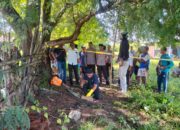 Tinggalkan Sebuah Pesan, Seorang Pria Ditemukan Gantung Diri Di Area Persawahan Moyo Hulu.