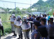 Polres Sumbawa Barat Beri Pengamanan Juru Sita Pengadilan Negeri Sumbawa pada Eksekusi Rumah dan Lahan