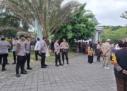 Polres Loteng Amankan Pelepasan dan Pemberangkatan Jamaah Haji Kloter 06