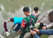 Polsek Pringgarata Olah TKP Penemuan Orok Bayi di Saluran Irigasi.