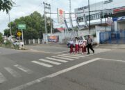 Personel Sat Lantas Polres Bima Kota Laksanakan Gatur Pagi untuk Wujudkan Kamseltibcar Lantas