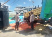 Polsek Kawasan Pelabuhan Laut Bima Gelar Patroli Rutin, Ciptakan Rasa Aman di Area Dermaga