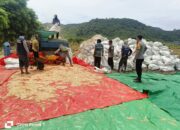 Bhabinkamtibmas Desa Hu’u Pantau Penggilingan Jagung Warga, Ingatkan Pentingnya Kualitas Panen