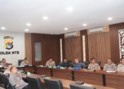 Polda NTB Ikuti Rakor Anev Pelaksanaan Operasi Pemberantasan Premanisme Melalui Zoom