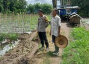 Bhabinkamtibmas Desa Goa Lakukan Monitoring Ketahanan Pangan Warga Binaan