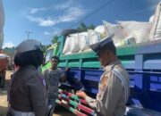 Peduli Keselamatan, Sat Lantas Bima Kota Sosialisasikan Bahaya Muatan Berlebih (Overload)