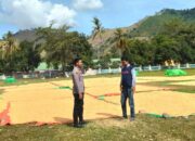 Hasil Panen Jagung Warga Tidak Maksimal, Bhabinkamtibmas Lakukan Pemantauan