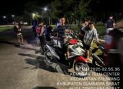 Sat Samapta Polres Sumbawa Barat Gelar Patroli Dialogis Cegah Gangguan Kamtibmas di Kemutar Telu Center