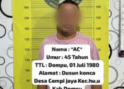 Polres Dompu Bekuk Pengedar Sabu di Dusun Konca, Barang Bukti Capai 19,61 Gram