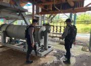 Unit Pamobvit Sat Samapta Polres Bima Kota Laksanakan Pengamanan dan Patroli di Objek Vital PLTMG Bonto Bima