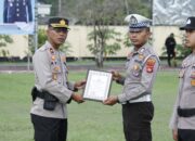 Toreh Prestasi, Tiga Anggota Polres Sumbawa Barat Terima Penghargaan