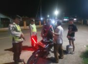 Antisipasi Kejahatan Malam, Polsek Seteluk Gelar KRYD Sasar Kendaraan dan Sajam