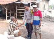 Kebersamaan Polri dan Masyarakat Bhabinkamtibmas Polsek Bolo Gotong Royong Bersama Warga Binaan