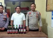 Berantas Tuntas Peredaran Miras, Polsek Madapangga Amankan Sejumlah Miras Berbagai Jenis