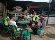 Patroli Malam Polsek Seteluk Sasar Warga Ai Suning, Tegaskan Komitmen Jaga Kamtibmas