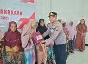 Jelang Hari Bhayangkara ke-79, Polres Loteng Salurkan Bantuan Sembako untuk Warga.  ‎