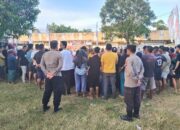 Peresean Mendunia Berlangsung Aman di Bawah Pengawasan Polsek Kediri