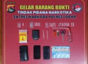 Polres Lombok Barat Bongkar Jaringan Narkoba, Sita Sabu dan Alat Hisap