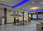 Final Kejuaraan Tenis Meja Polres Lombok Barat Berlangsung Meriah