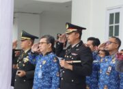 Kapolres Bima Kota Hadiri Upacara Hari Lahir Pancasila ke-80 di Halaman Kantor Wali Kota Bima