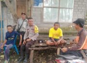 Bhabinkamtibmas Desa Woko Perkuat Kamtibmas dan Ketahanan Pangan Menuju Indonesia Emas 2045