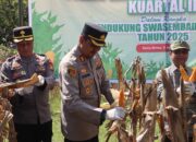 Polres Bima Kota Gelar Panen Raya Jagung Serentak Tahap Dua di Kelurahan Oimbo