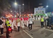 Polres Sumbawa Barat Amankan Pawai Takbir Keliling Hari Raya Iduladha 1446 H
