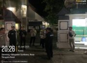 Polres Sumbawa Amankan Pawai Takbiran Idul Adha di Kantor Camat Sumbawa