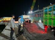 Polsek Kawasan Pelabuhan Laut Bima Laksanakan Patroli Rutin dan Himbauan Kamtibmas di Area Dermaga