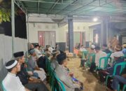 Wujud Rasa Belasungkawa, Bhabinkamtibmas Kelurahan Bugis Hadiri Ta’ziyah Warga yang Meninggal Dunia