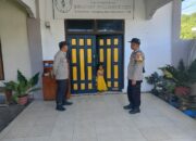 Jamin Rasa Aman Umat Beragama, Polsek Maluk Lakukan Pengamanan Ibadah Rutin Umat Nasrani