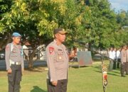Kapolres Sumbawa Barat Pimpin Apel Pagi: Tekankan Disiplin, Humanisme, dan Anti Narkoba