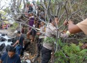 Tim Gabungan Polres Bima Kota Evakuasi Mayat Bayi di Toro Londe